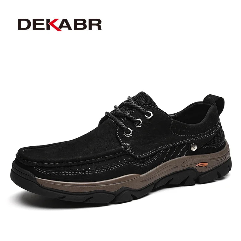 Mocassins Homme Cuir Véritable DEKABR - Confort Premium | Business Casual