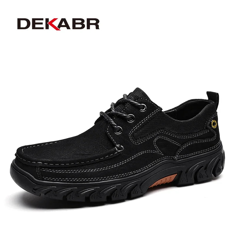 Mocassins Homme Cuir Véritable DEKABR - Confort Premium | Business Casual