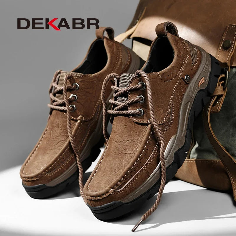 Mocassins Homme Cuir Véritable DEKABR - Confort Premium | Business Casual