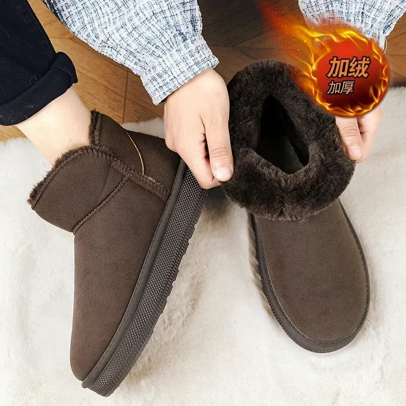 Bottes Neige Homme Imperméables - Chaudes Polaire Épaisse | Hiver 2025