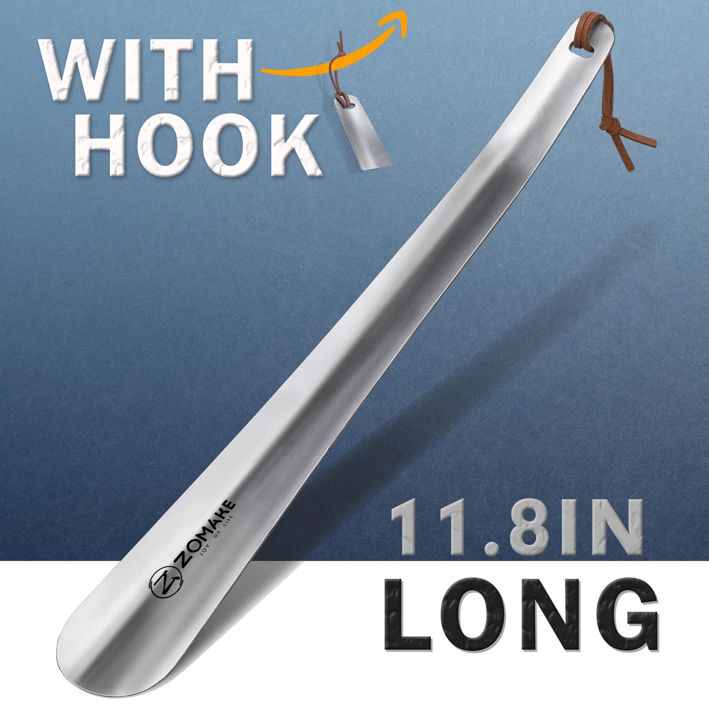 Chausse-Pied Acier Inoxydable 30cm - Premium Long Manche | Sans Se Baisser