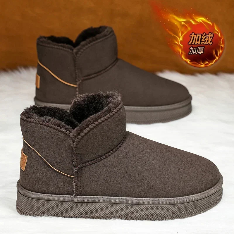 Bottes Neige Homme Imperméables - Chaudes Polaire Épaisse | Hiver 2025