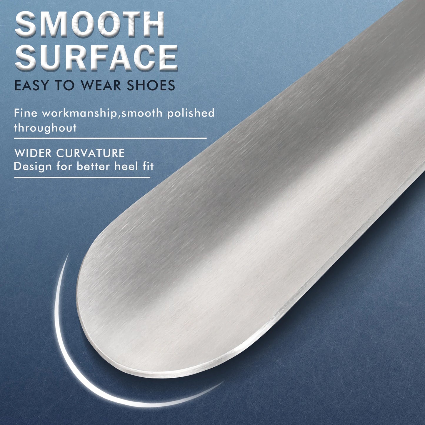 Chausse-Pied Acier Inoxydable 30cm - Premium Long Manche | Sans Se Baisser