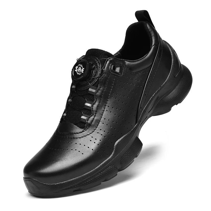 Chaussures Cuir Homme Noir - Sport Business Élégant | Design Premium