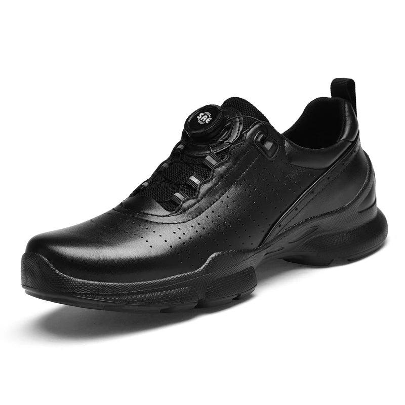 Chaussures Cuir Homme Noir - Sport Business Élégant | Design Premium
