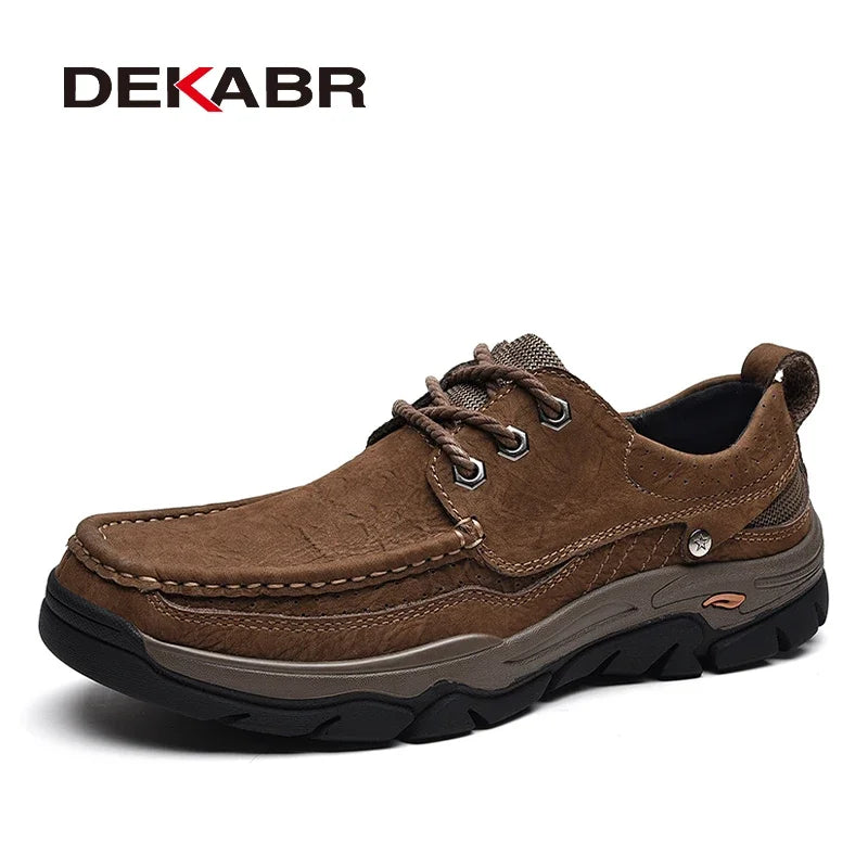Mocassins Homme Cuir Véritable DEKABR - Confort Premium | Business Casual