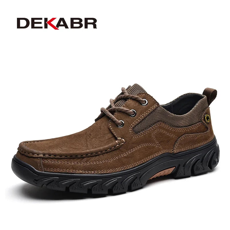 Mocassins Homme Cuir Véritable DEKABR - Confort Premium | Business Casual