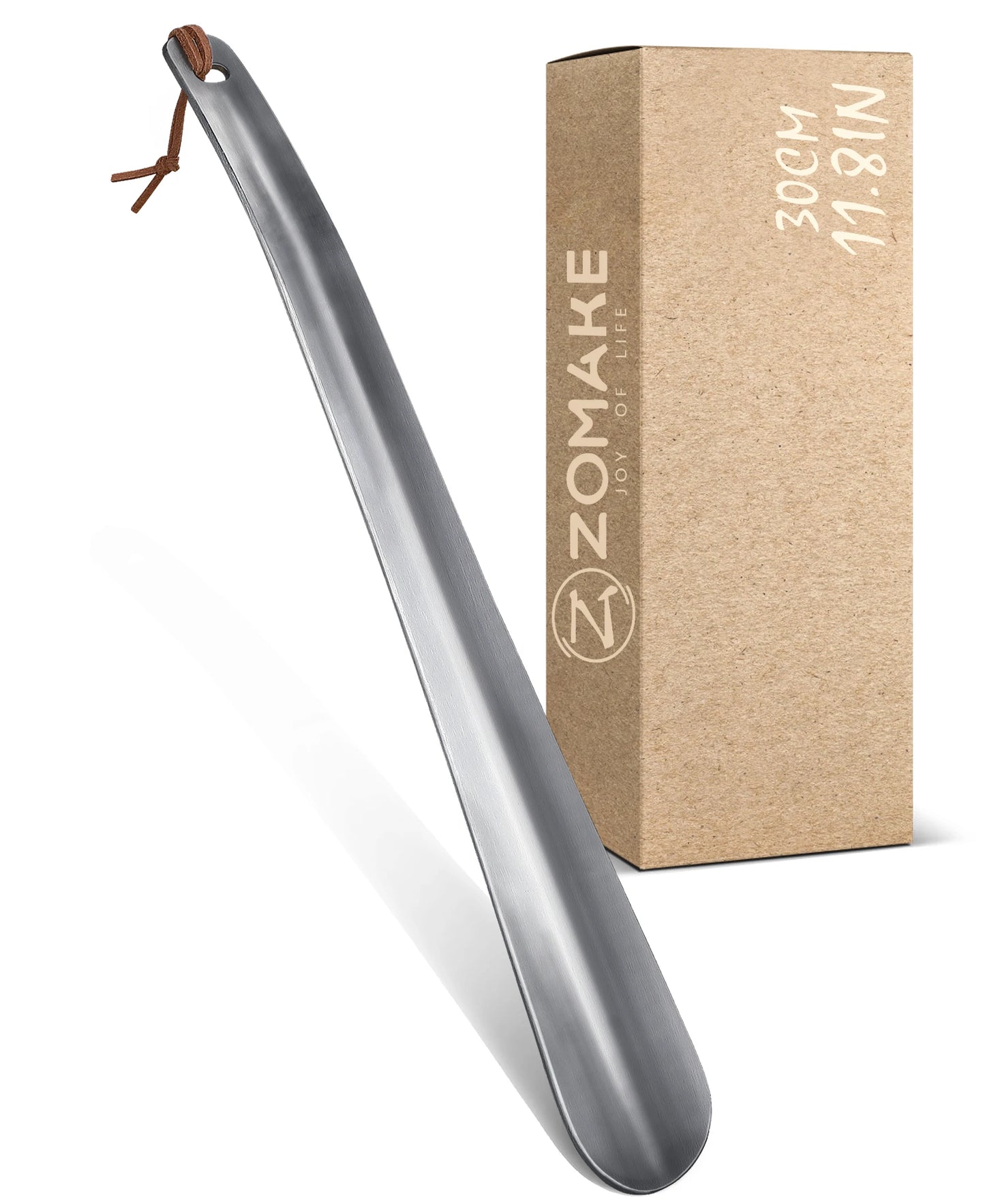 Chausse-Pied Acier Inoxydable 30cm - Premium Long Manche | Sans Se Baisser