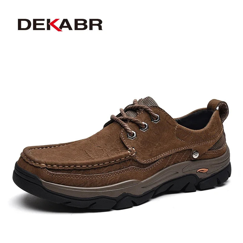 Mocassins Homme Cuir Véritable DEKABR - Confort Premium | Business Casual
